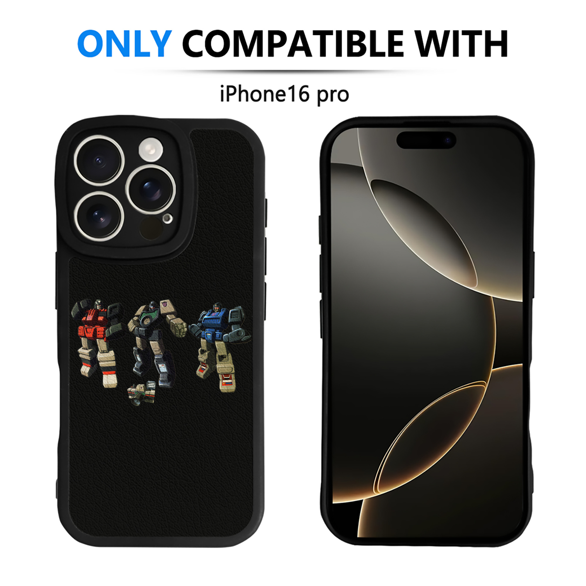 （画像用）  【iPhone 16シリーズ対応】シリコンスマホケース（レザー調） 材質：シリコン
